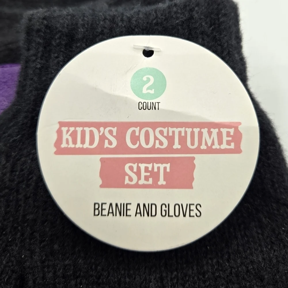 Cat Costume Beanie and Gloves Kid's Costume Set